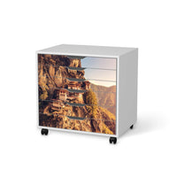 Möbelfolie Bhutans Paradise - IKEA Alex Rollcontainer 6 Schubladen - weiss