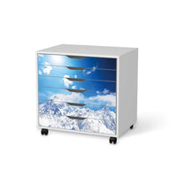 Möbelfolie Everest - IKEA Alex Rollcontainer 6 Schubladen - weiss