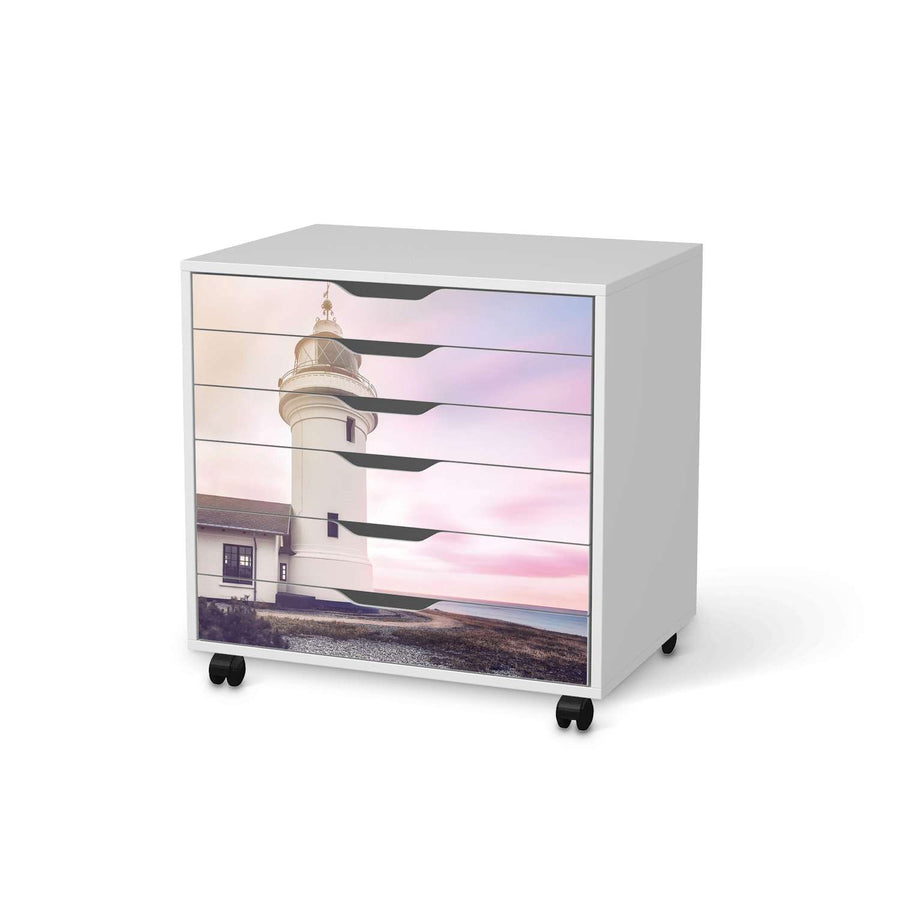 Möbelfolie Lighthouse - IKEA Alex Rollcontainer 6 Schubladen - weiss