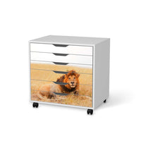 Möbelfolie Lion King - IKEA Alex Rollcontainer 6 Schubladen - weiss