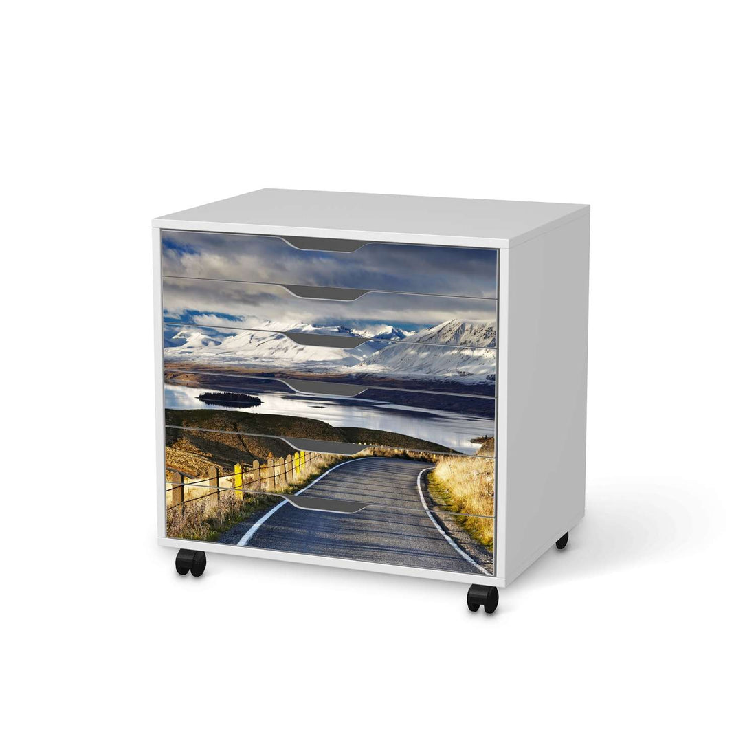 Möbelfolie New Zealand - IKEA Alex Rollcontainer 6 Schubladen - weiss