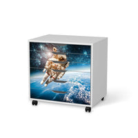 Möbelfolie Outer Space - IKEA Alex Rollcontainer 6 Schubladen - weiss