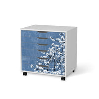 Möbelfolie Spring Tree - IKEA Alex Rollcontainer 6 Schubladen - weiss