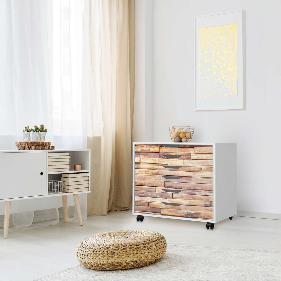 Möbelfolie Artwood - IKEA Alex Rollcontainer 6 Schubladen - Wohnzimmer