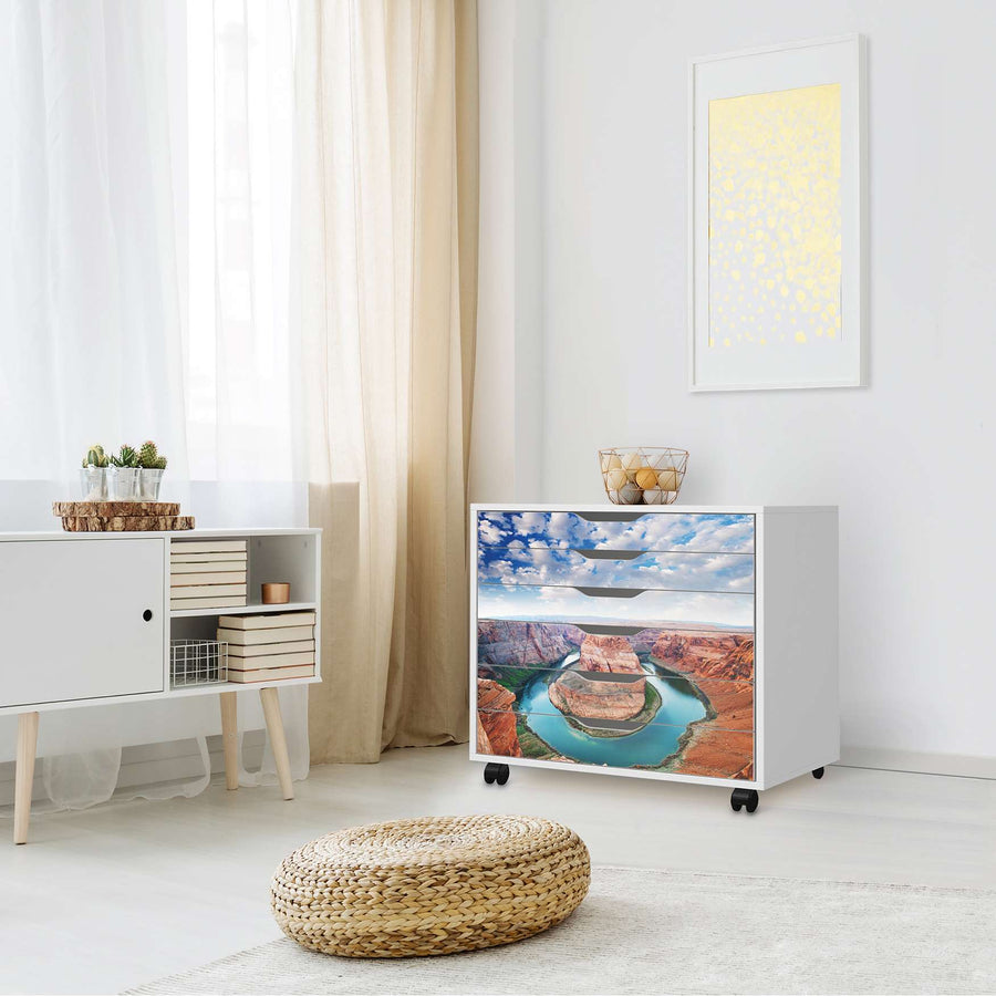 Möbelfolie Grand Canyon - IKEA Alex Rollcontainer 6 Schubladen - Wohnzimmer