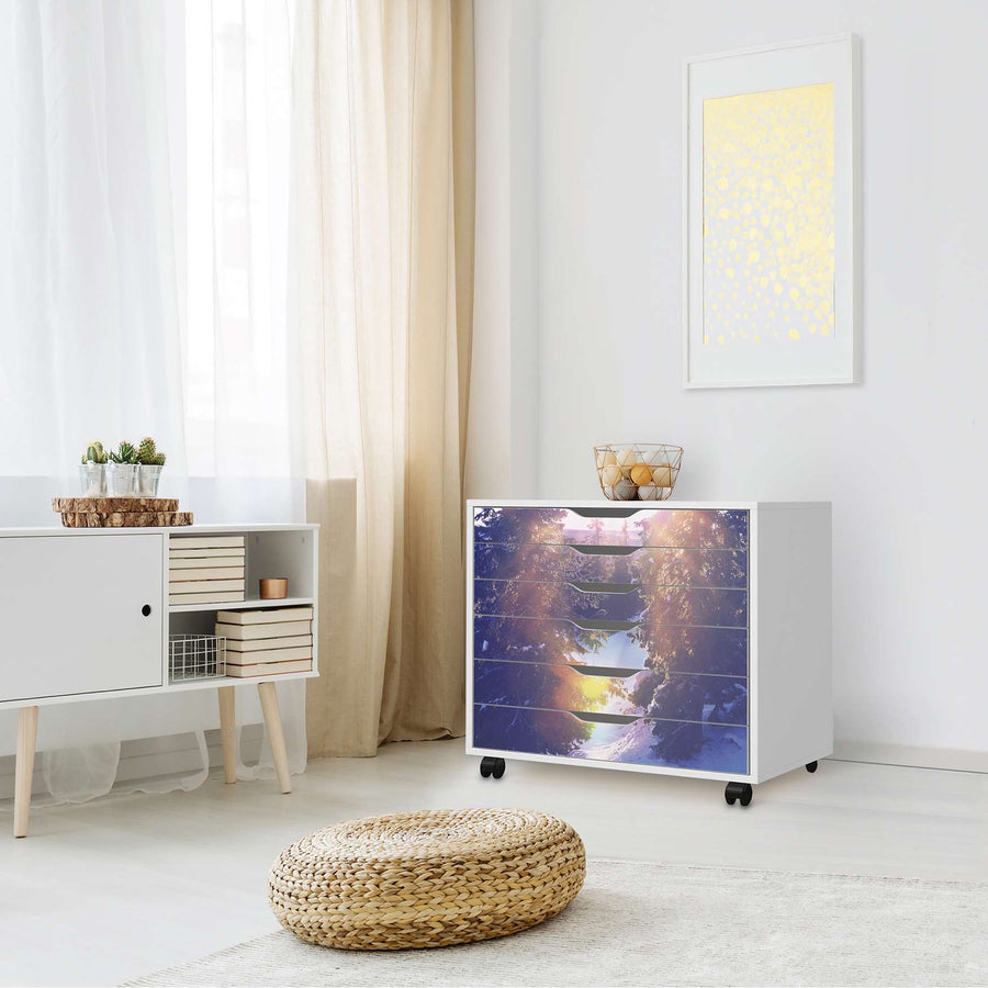Möbelfolie Lichtflut - IKEA Alex Rollcontainer 6 Schubladen - Wohnzimmer