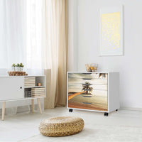 Möbelfolie Paradise - IKEA Alex Rollcontainer 6 Schubladen - Wohnzimmer
