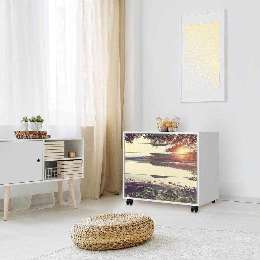 Möbelfolie Seaside Dreams - IKEA Alex Rollcontainer 6 Schubladen - Wohnzimmer