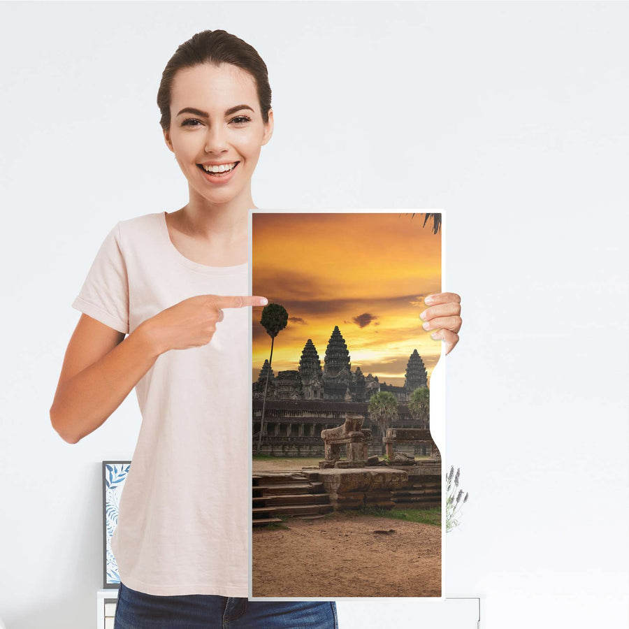 Möbelfolie Angkor Wat - IKEA Alex Schrank - Folie