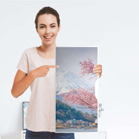 Möbelfolie Mount Fuji - IKEA Alex Schrank - Folie