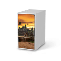 Möbelfolie Angkor Wat - IKEA Alex Schrank - weiss