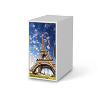 Möbelfolie La Tour Eiffel - IKEA Alex Schrank - weiss