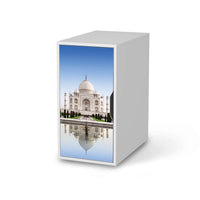 Möbelfolie Taj Mahal - IKEA Alex Schrank - weiss