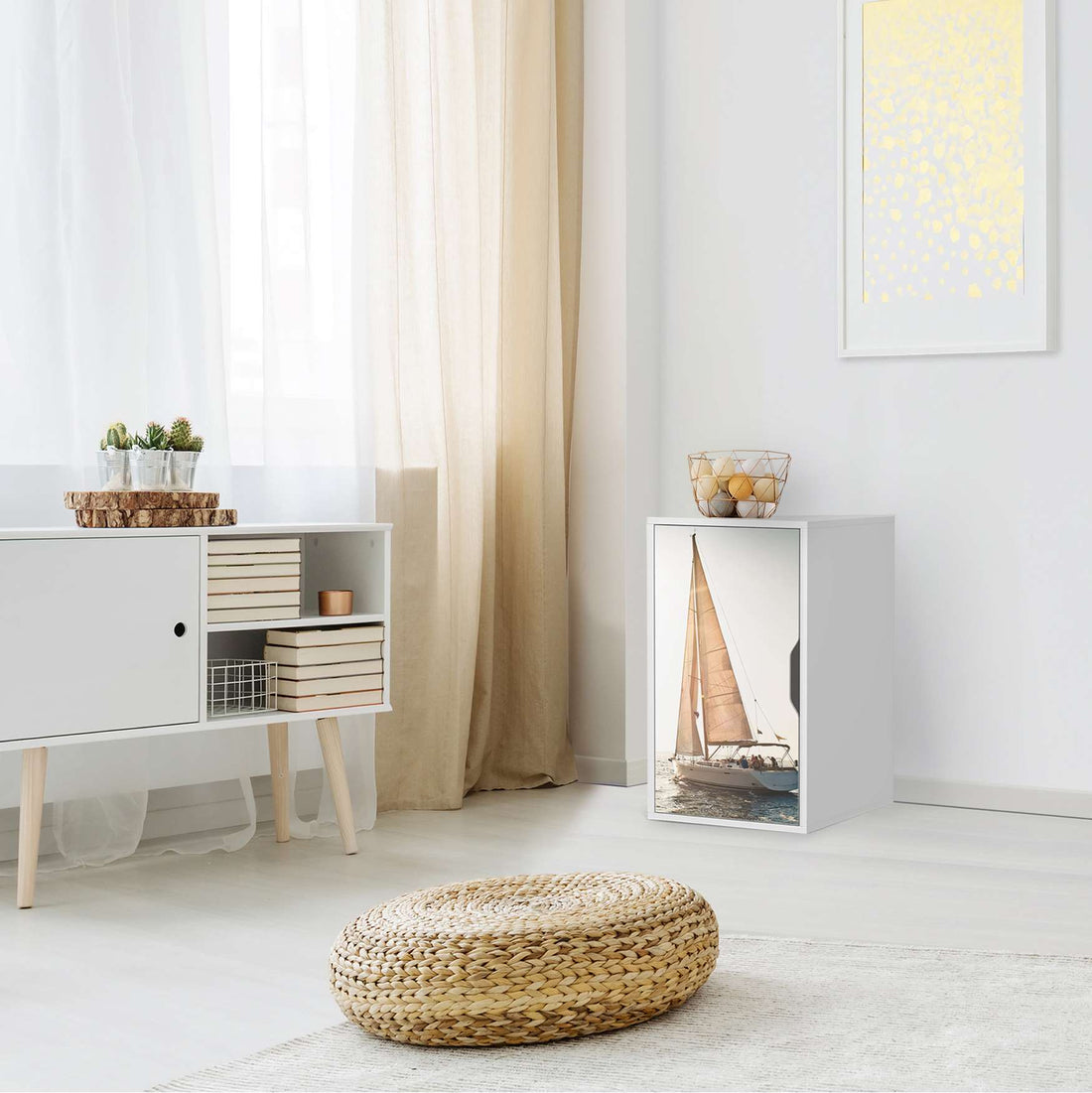 Möbelfolie Freedom - IKEA Alex Schrank - Wohnzimmer