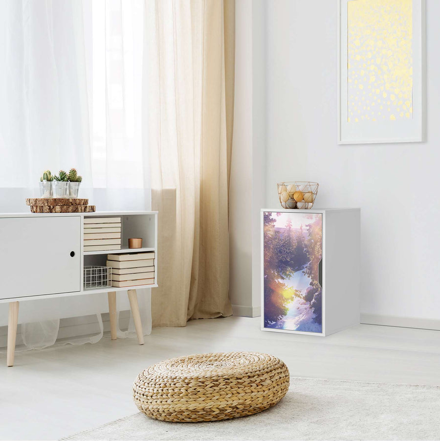 Möbelfolie Lichtflut - IKEA Alex Schrank - Wohnzimmer