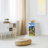 Möbelfolie Machu Picchu - IKEA Alex Schrank - Wohnzimmer