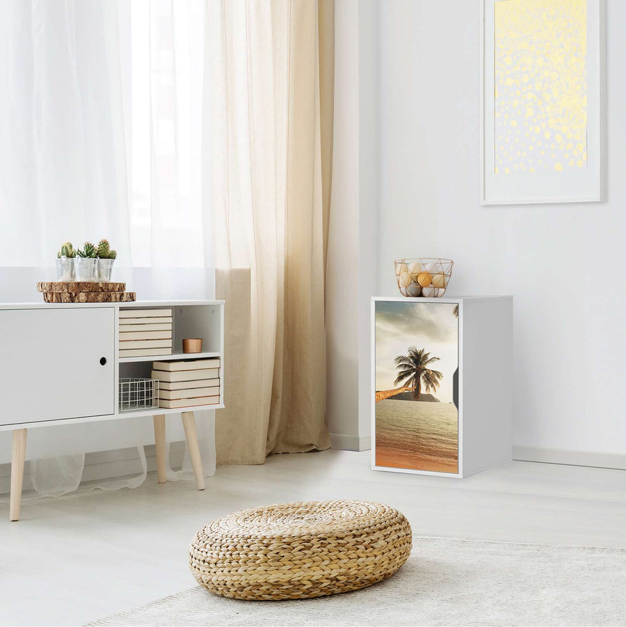 Möbelfolie Paradise - IKEA Alex Schrank - Wohnzimmer