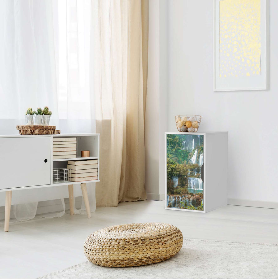Möbelfolie Rainforest - IKEA Alex Schrank - Wohnzimmer