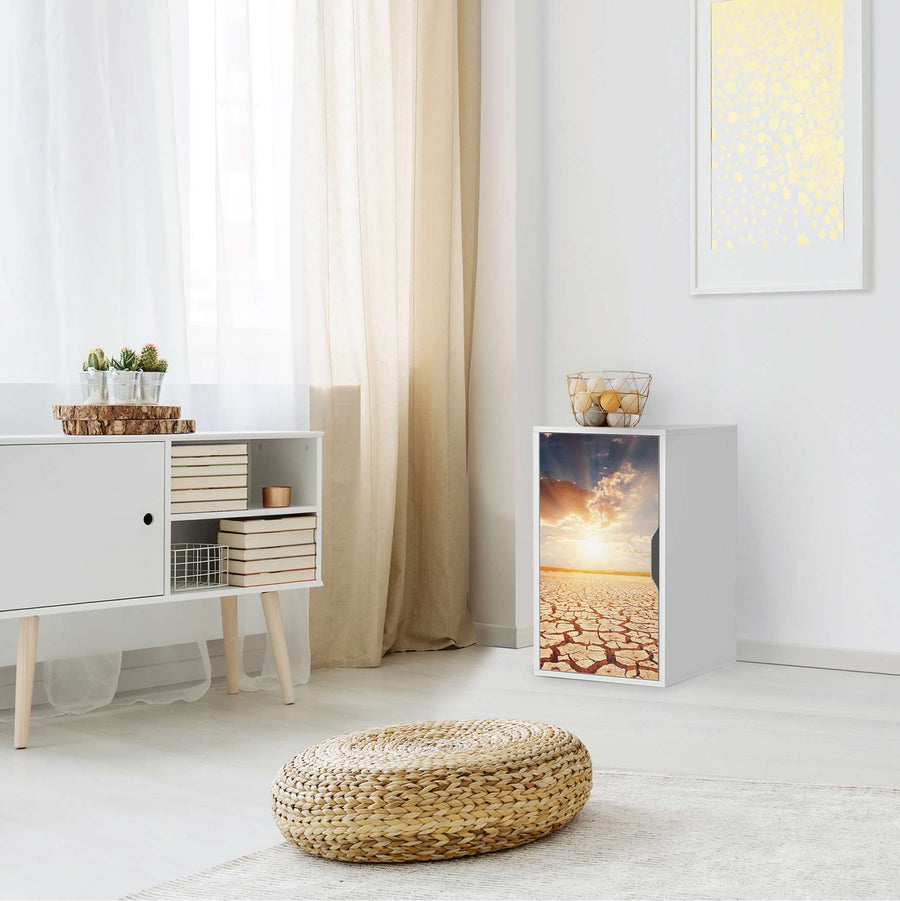 Möbelfolie Savanne - IKEA Alex Schrank - Wohnzimmer