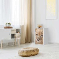 Möbelfolie Simba - IKEA Alex Schrank - Wohnzimmer