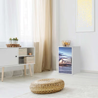 Möbelfolie Sydney - IKEA Alex Schrank - Wohnzimmer