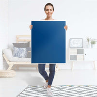 Möbelfolie Blau Dark - IKEA Billy Regal 3 Fächer - Folie