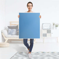 Möbelfolie Blau Light - IKEA Billy Regal 3 Fächer - Folie