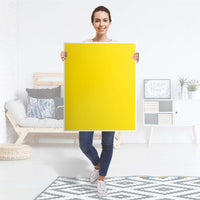 Möbelfolie Gelb Dark - IKEA Billy Regal 3 Fächer - Folie