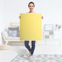 Möbelfolie Gelb Light - IKEA Billy Regal 3 Fächer - Folie