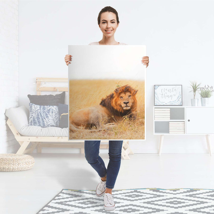 Möbelfolie Lion King - IKEA Billy Regal 3 Fächer - Folie