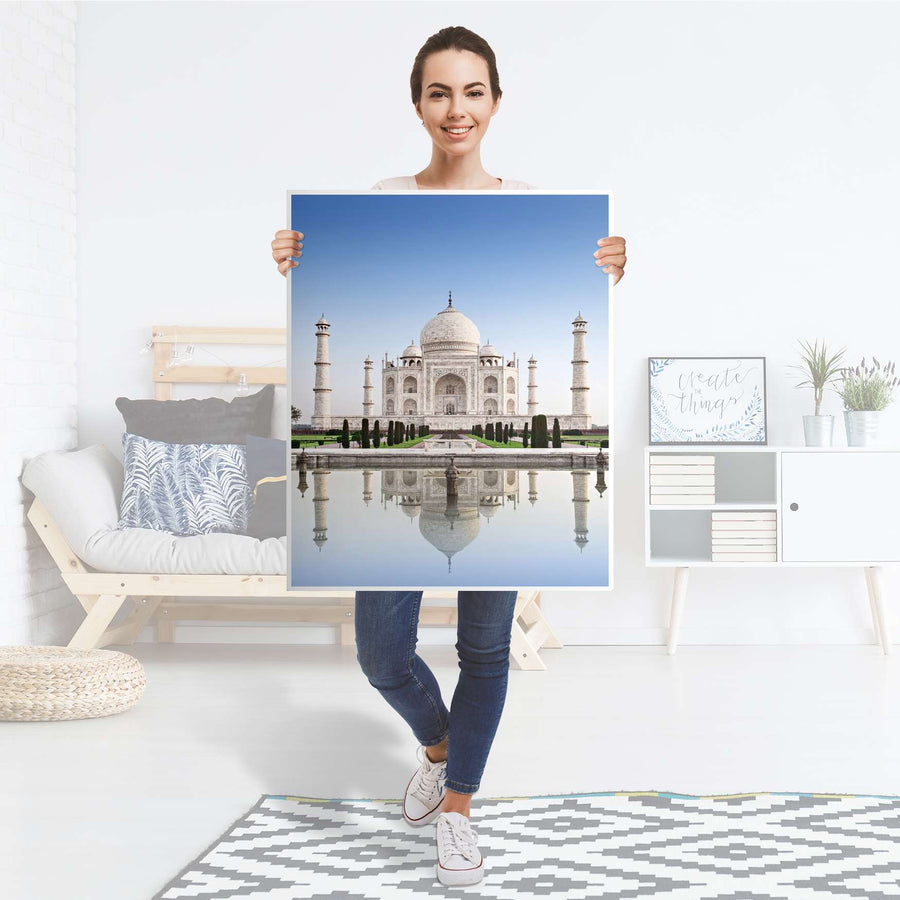 Möbelfolie Taj Mahal - IKEA Billy Regal 3 Fächer - Folie