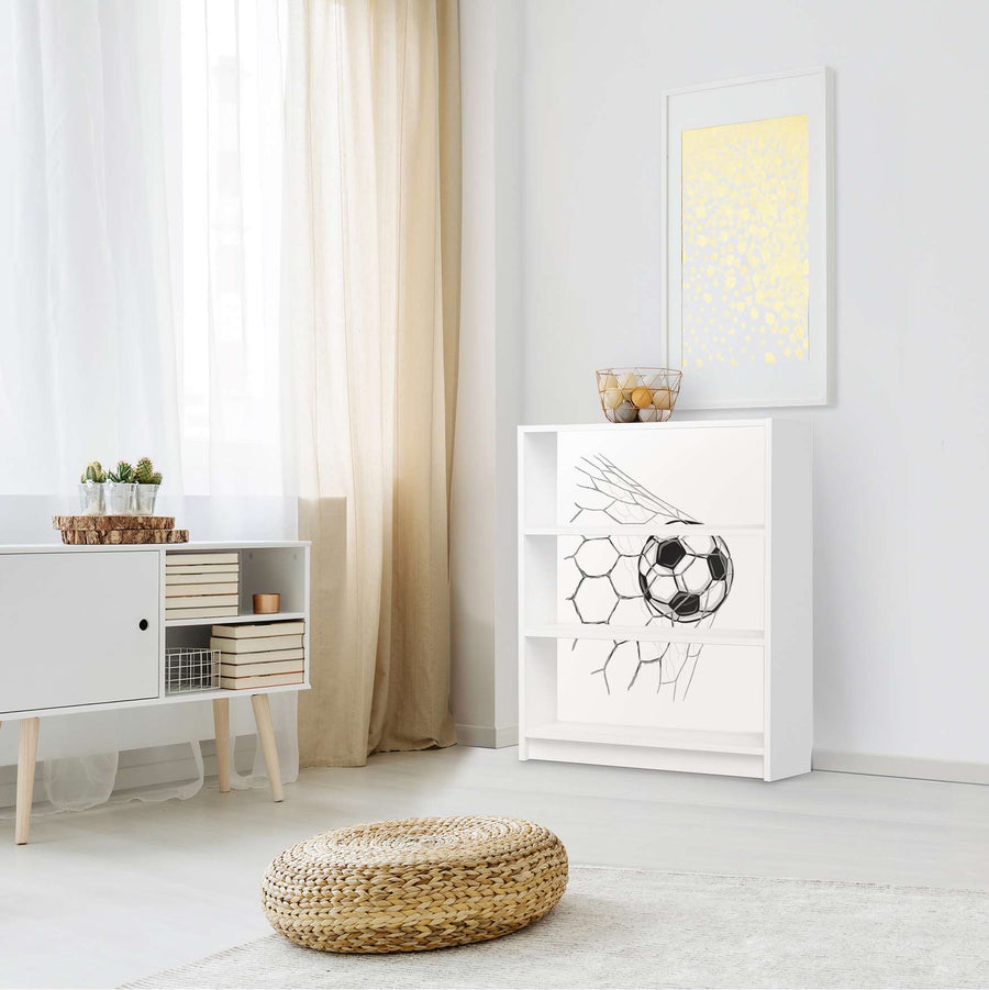Möbelfolie Eingenetzt - IKEA Billy Regal 3 Fächer - Kinderzimmer