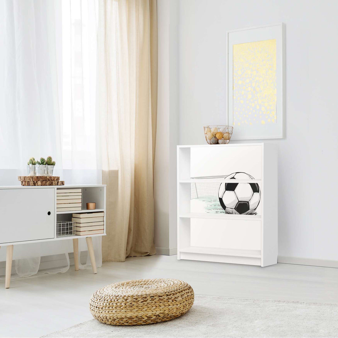 Möbelfolie Freistoss - IKEA Billy Regal 3 Fächer - Kinderzimmer