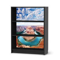 Möbelfolie Grand Canyon - IKEA Billy Regal 3 Fächer - schwarz