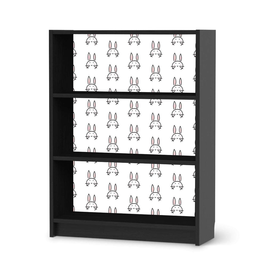 Möbelfolie Hoppel - IKEA Billy Regal 3 Fächer - schwarz