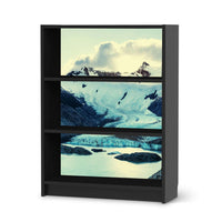 Möbelfolie Patagonia - IKEA Billy Regal 3 Fächer - schwarz