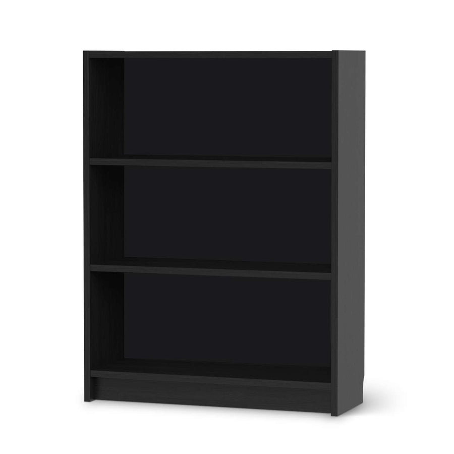 Möbelfolie Schwarz - IKEA Billy Regal 3 Fächer - schwarz