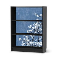 Möbelfolie Spring Tree - IKEA Billy Regal 3 Fächer - schwarz