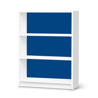 Möbelfolie Blau Dark - IKEA Billy Regal 3 Fächer - weiss
