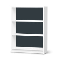 Möbelfolie Blaugrau Dark - IKEA Billy Regal 3 Fächer - weiss