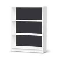 Möbelfolie Grau Dark - IKEA Billy Regal 3 Fächer - weiss