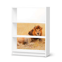 Möbelfolie Lion King - IKEA Billy Regal 3 Fächer - weiss