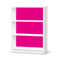 Möbelfolie Pink Dark - IKEA Billy Regal 3 Fächer - weiss