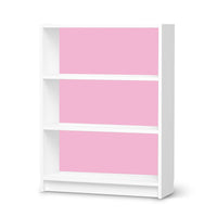 Möbelfolie Pink Light - IKEA Billy Regal 3 Fächer - weiss