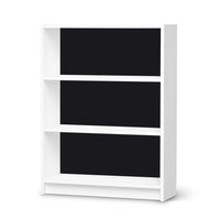 Möbelfolie Schwarz - IKEA Billy Regal 3 Fächer - weiss