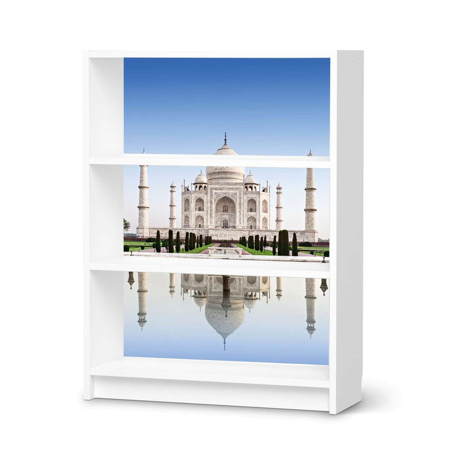 Möbelfolie Taj Mahal - IKEA Billy Regal 3 Fächer - weiss