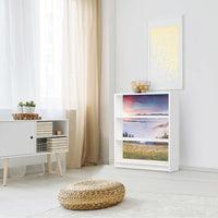 Möbelfolie Herbstwald - IKEA Billy Regal 3 Fächer - Wohnzimmer