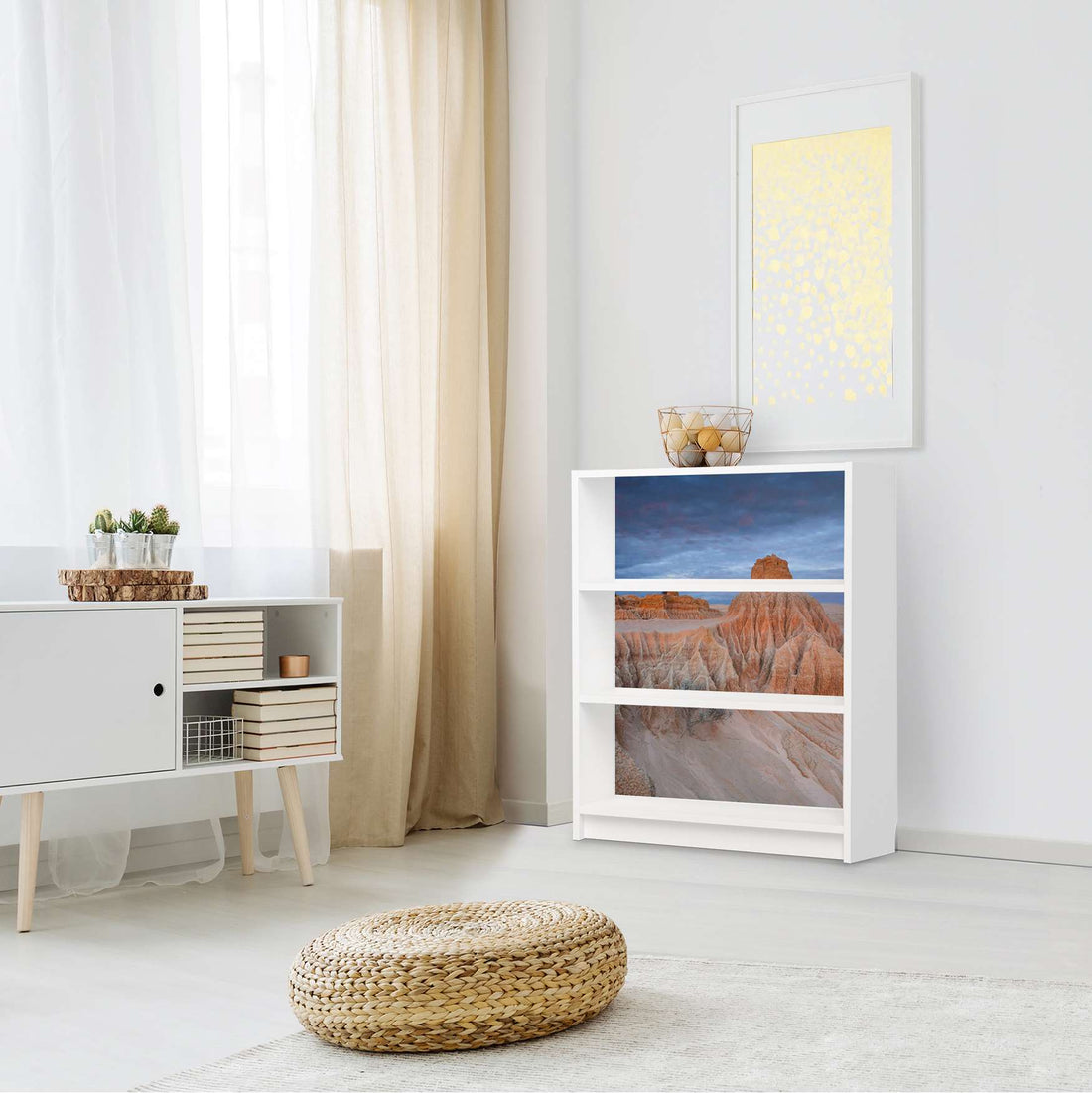 Möbelfolie Outback Australia - IKEA Billy Regal 3 Fächer - Wohnzimmer