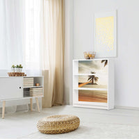 Möbelfolie Paradise - IKEA Billy Regal 3 Fächer - Wohnzimmer