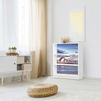 Möbelfolie Sydney - IKEA Billy Regal 3 Fächer - Wohnzimmer